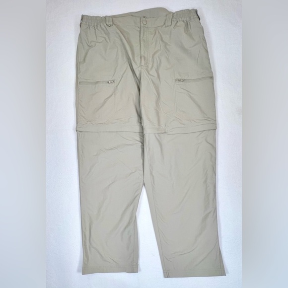 FIELD & STREAM Men’s Outdoor Performance Convertible‎ Nylon Pants Shorts Tan XL - Picture 1 of 12